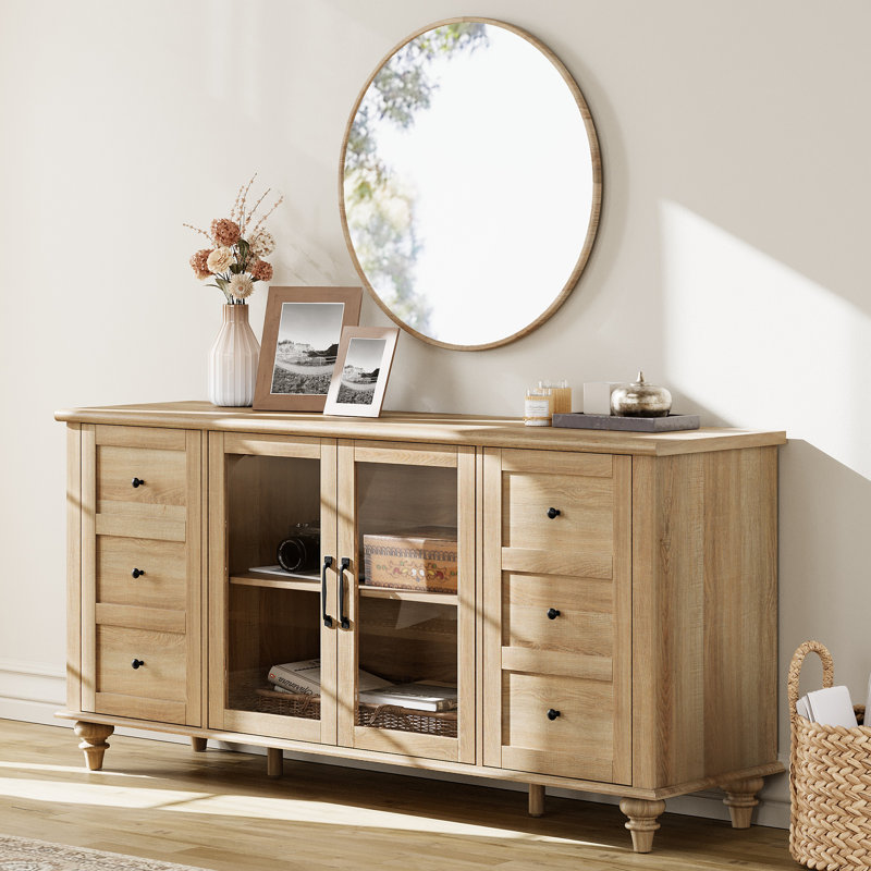 Alcott Hill Clontz 58 W 1 Storage Credenza Reviews Wayfair